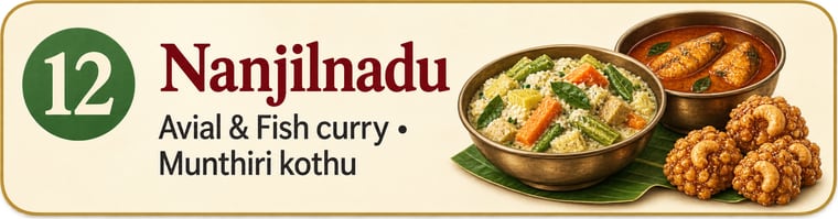 Nanjilnadu: Avial, Nanjil fish curry